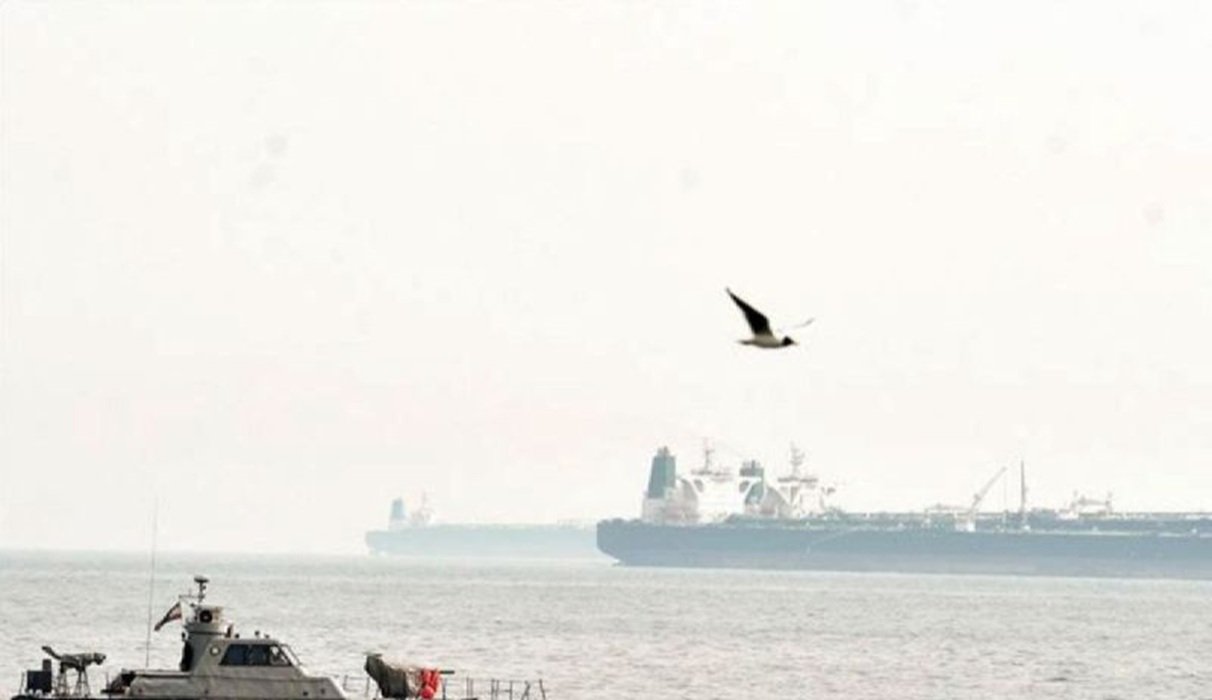 Pemandangan di Selat Hormuz, Iran