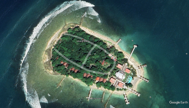 Citra Satelit Pulau Umang 2024