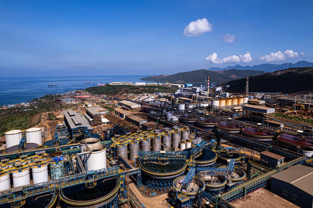 Fasilitas produksi smelter nikel Harita Nickel