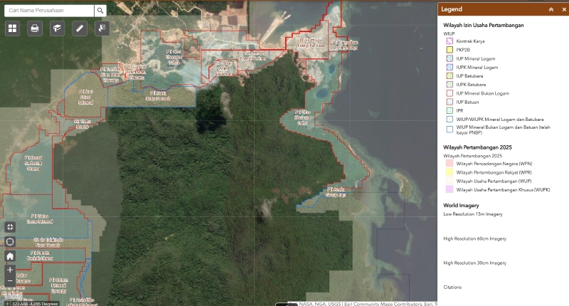 Izin Usaha Pertambangan di Kawasan Pantai Kartika, Konawe Selatan