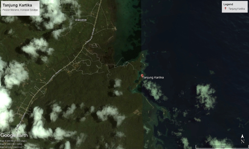 Pantai Tanjung Kartika, South Konawe, 2012