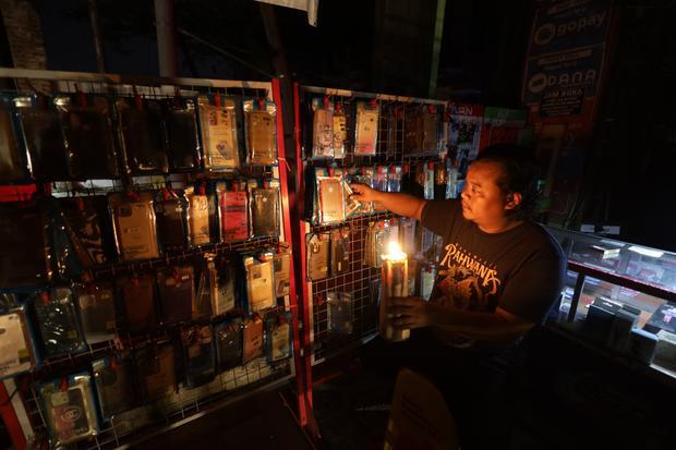 Pemadaman listrik di Kota Kediri