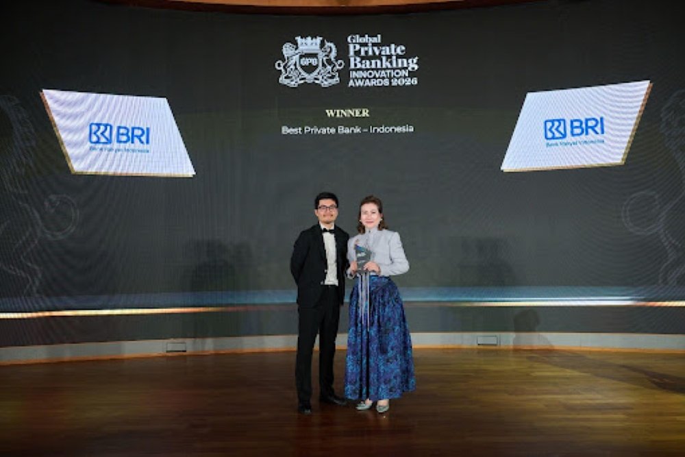 BRI meraih penghargaan di ajang Global Private Banking Innovation Awards 2026 yang diselenggarakan oleh Global Private Banker