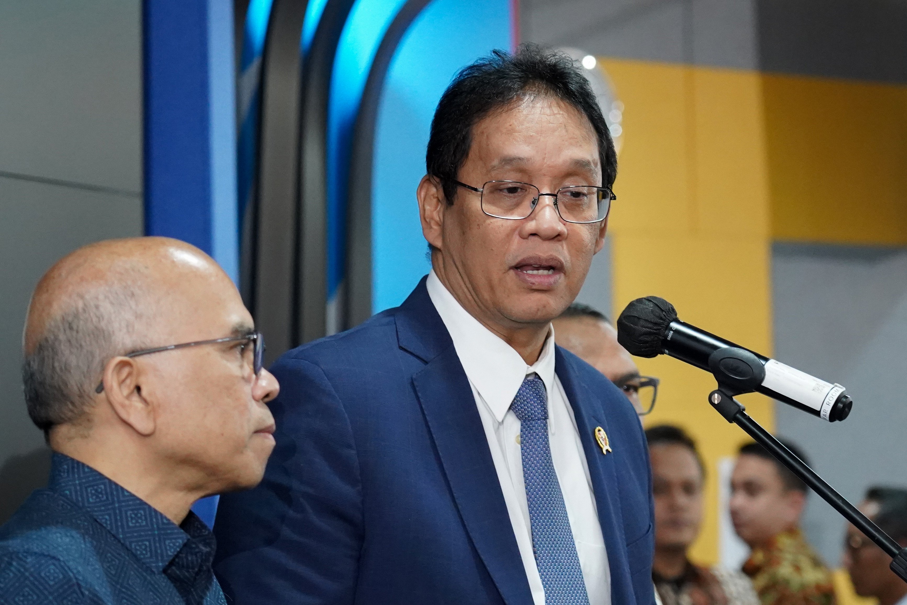 Konferensi pers Komite Stabilitas Sistem Keuangan (Foto: Katadata/Fauza Syahputra)
