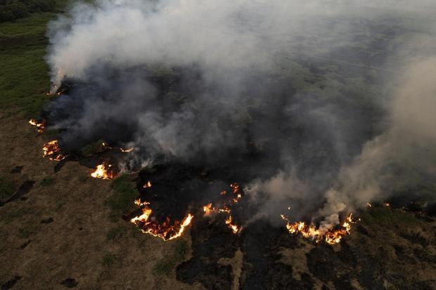 Kebakaran lahan di Kerinci