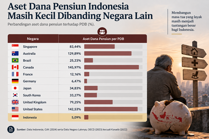 Aset Dana Pensiun per PDB