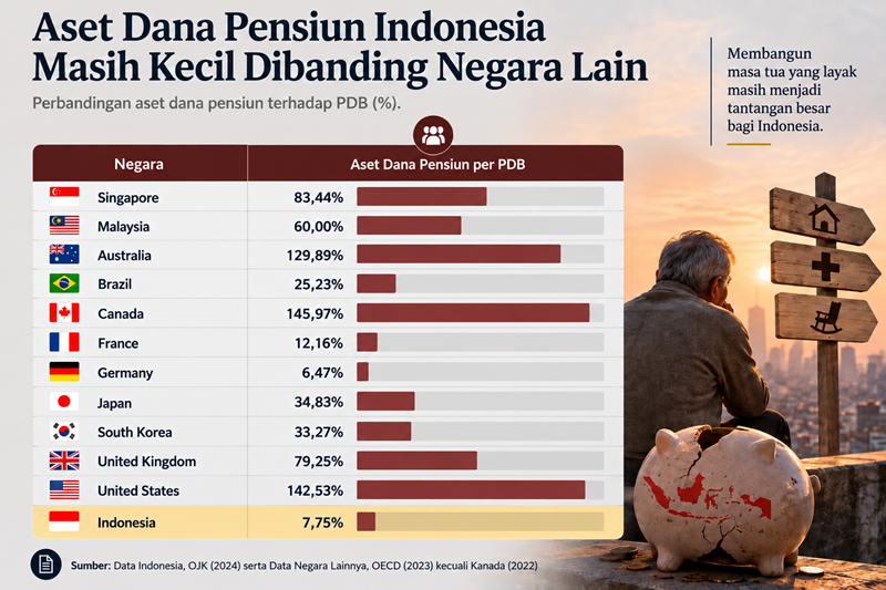 Aset Dana Pensiun Berbanding PDB