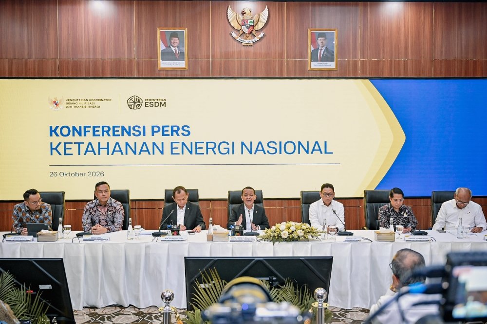 onferensi Pers terkait Ketahanan Energi Nasional