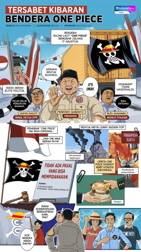 KOMIK: Tersabet Kibaran Bendera One Piece