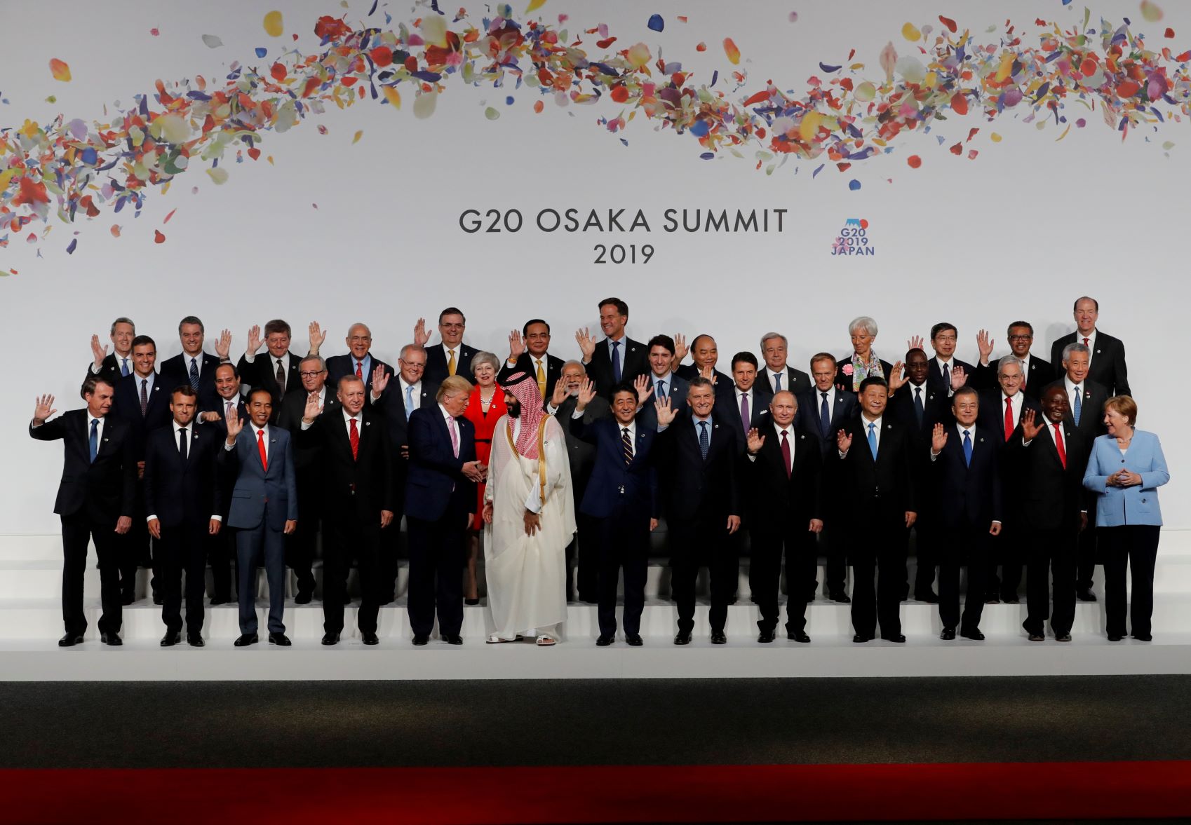 World leaders at the G20 summit in Osaka