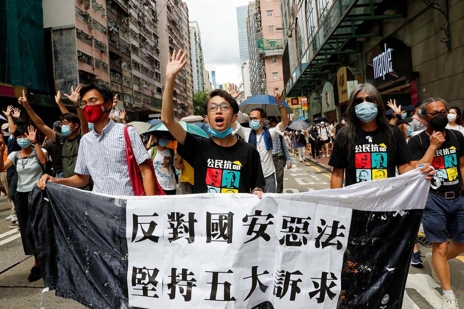 HONGKONG-PROTESTS/ANNIVERSARY