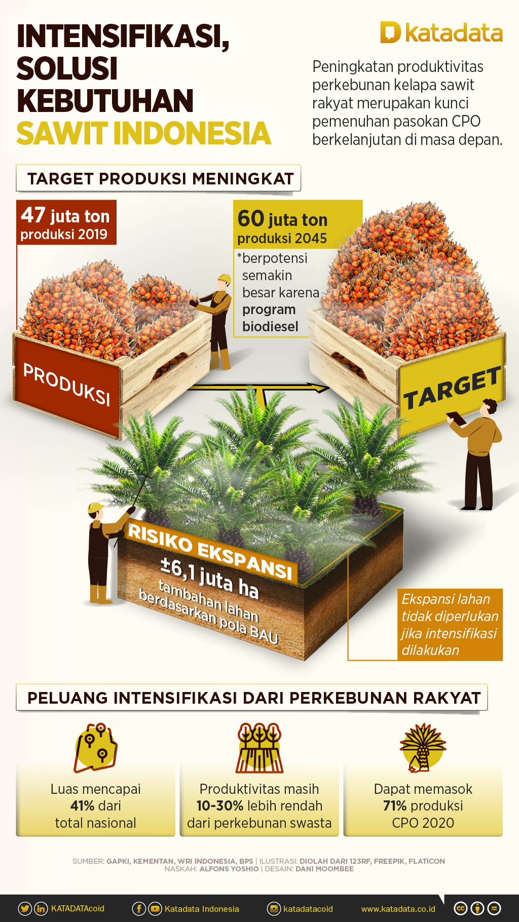 Infografik_Intensifikasi, Solusi Kebutuhan Sawit Indonesia