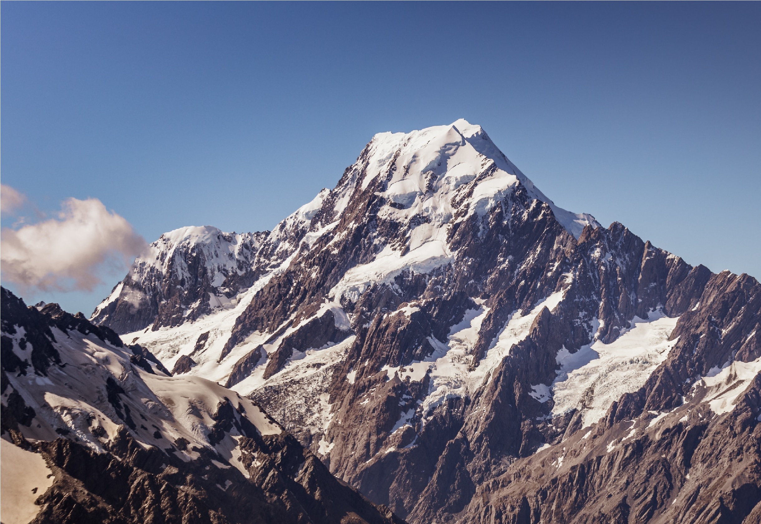 Ilustrasi gunung tertinggi di dunia