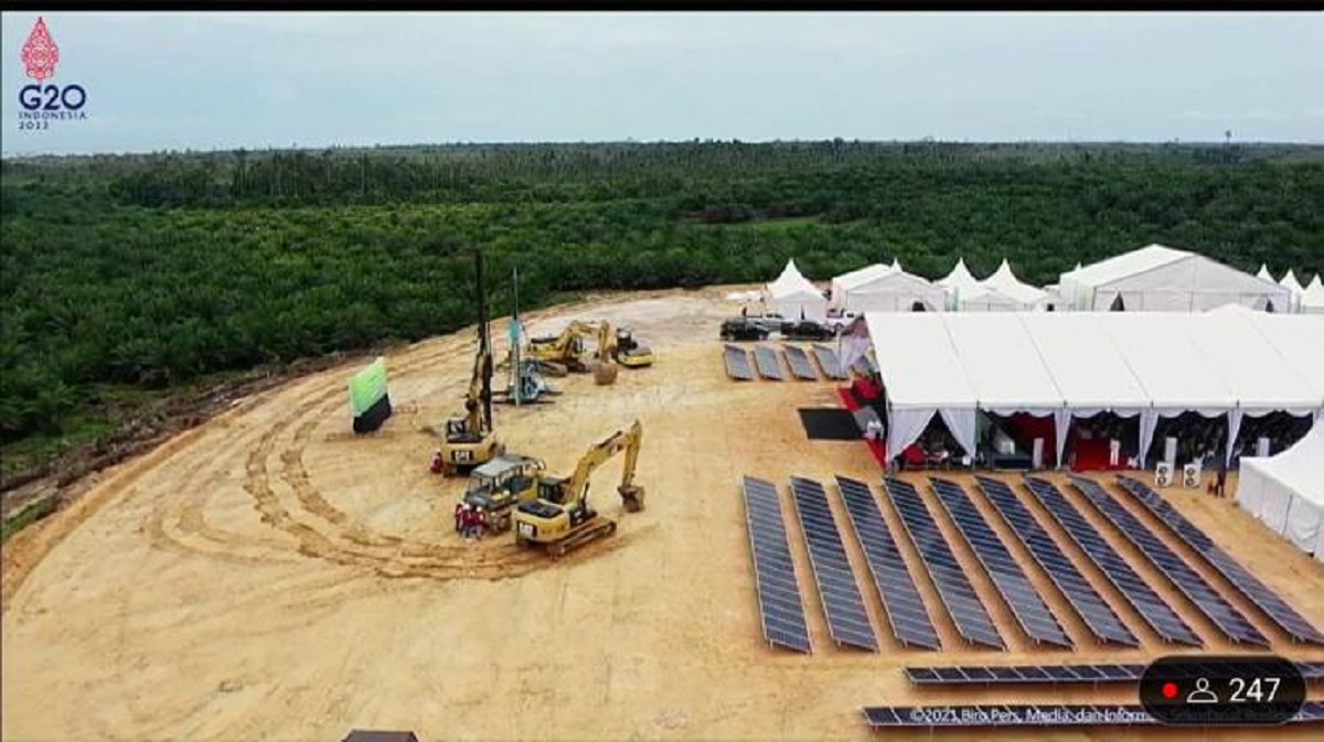 Pembangunan Kalimantan Industrial Park Indonesia (KIPI) di Kabupaten Bulungan, Kalimantan Utara. 