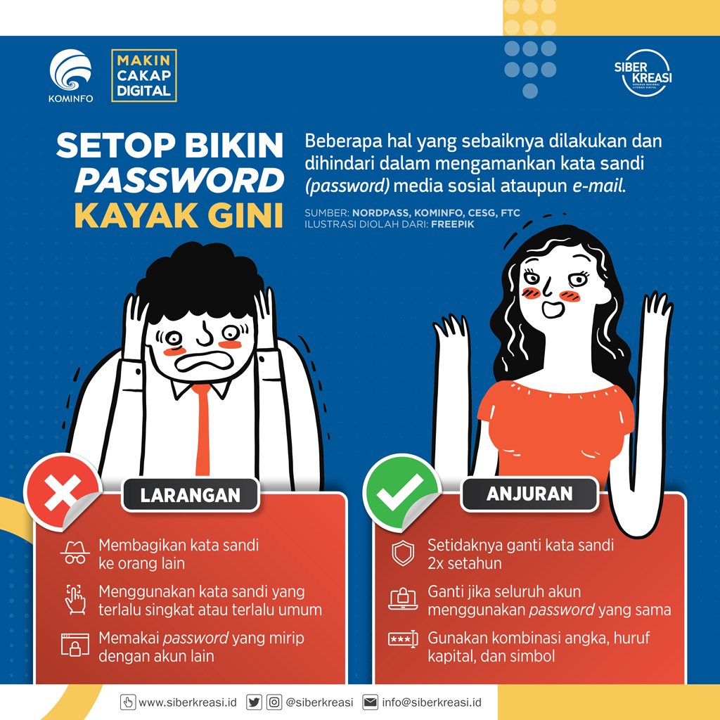 Setop Bikin Password Kayak Gini