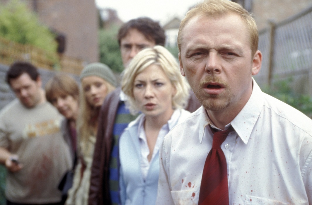 Salah satu adegan dalam film Shaun of the Dead