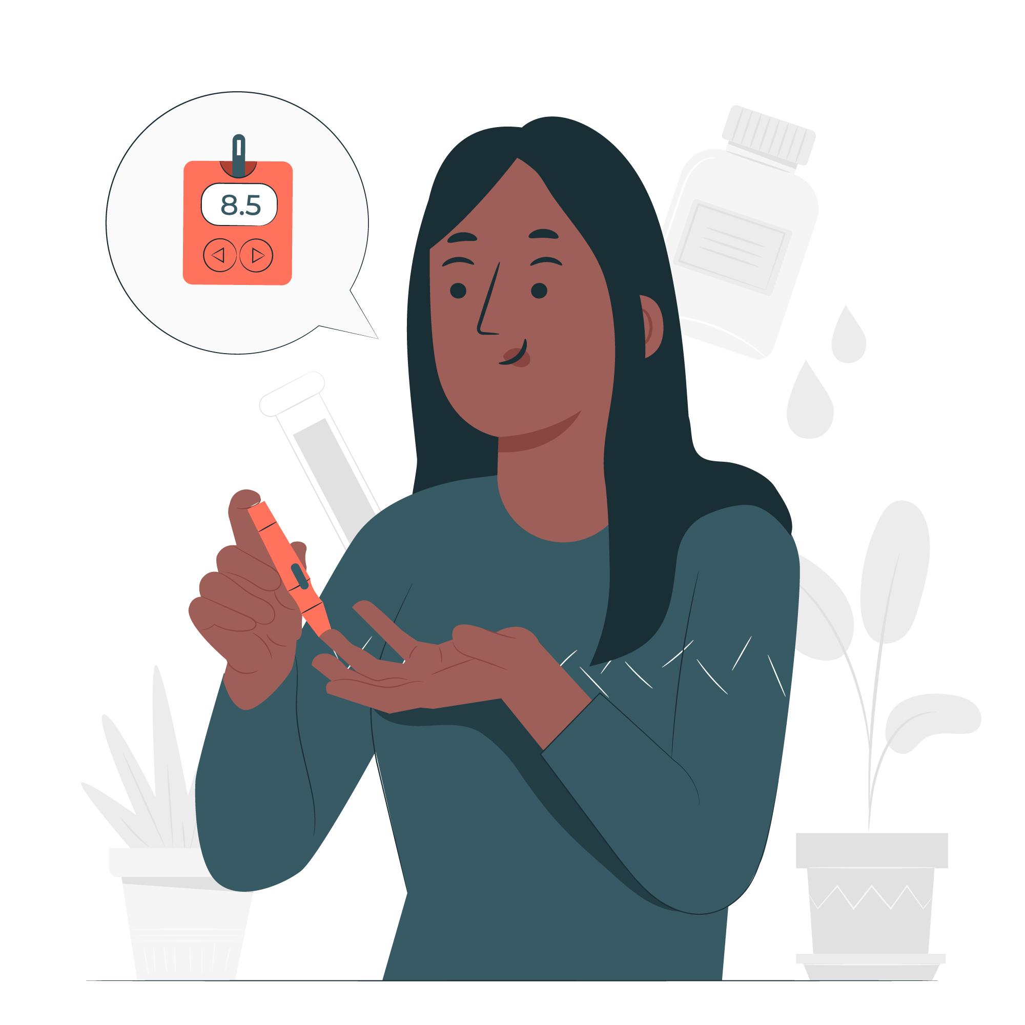 Ilustrasi Penyebab diabetes di usia muda