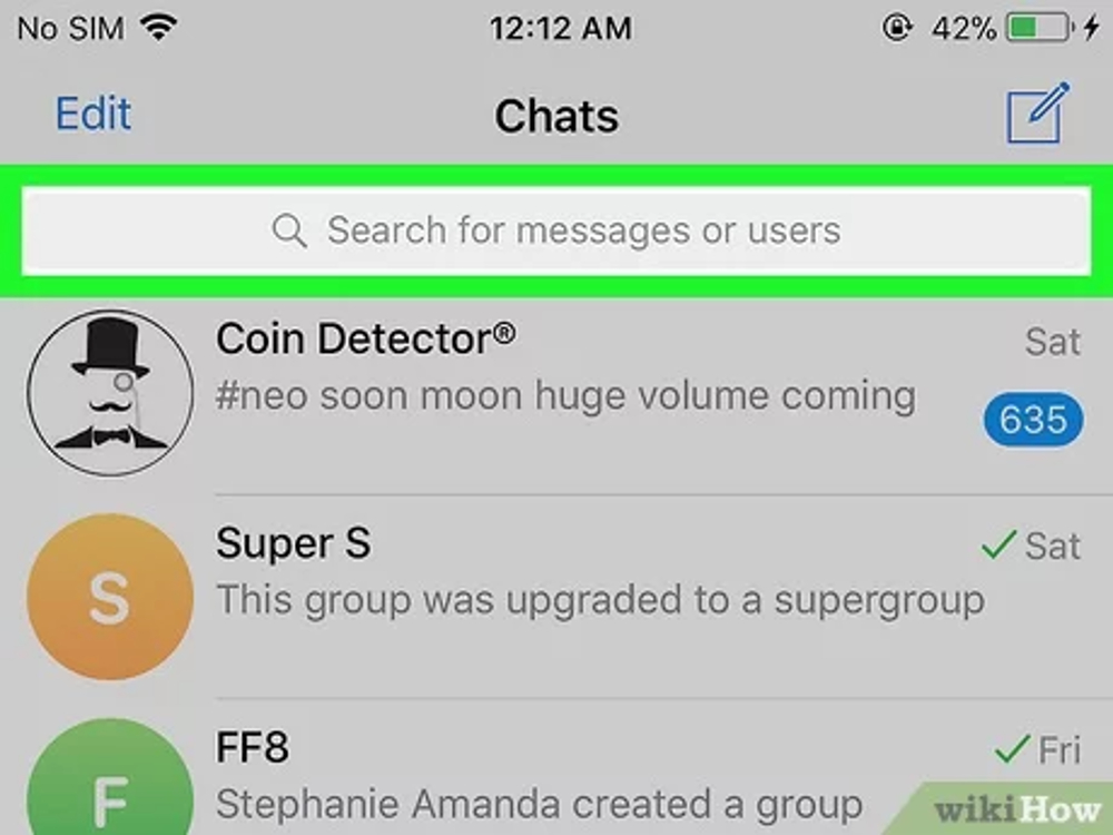 Fitur Pencarian Telegram