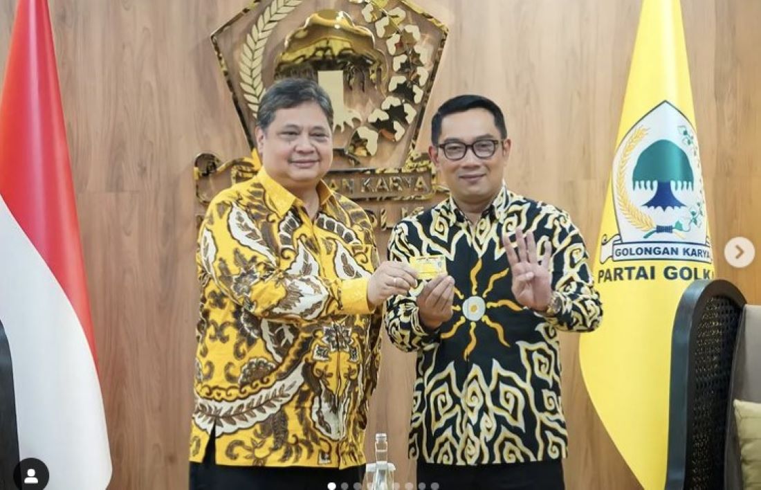 Ridwan Kamil Resmi Gabung Golkar
