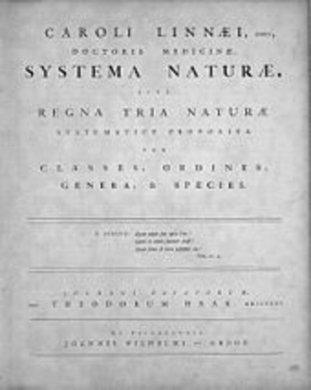 Ilustrasi Systema Nature Ciptaaan Bapak Taksonomi