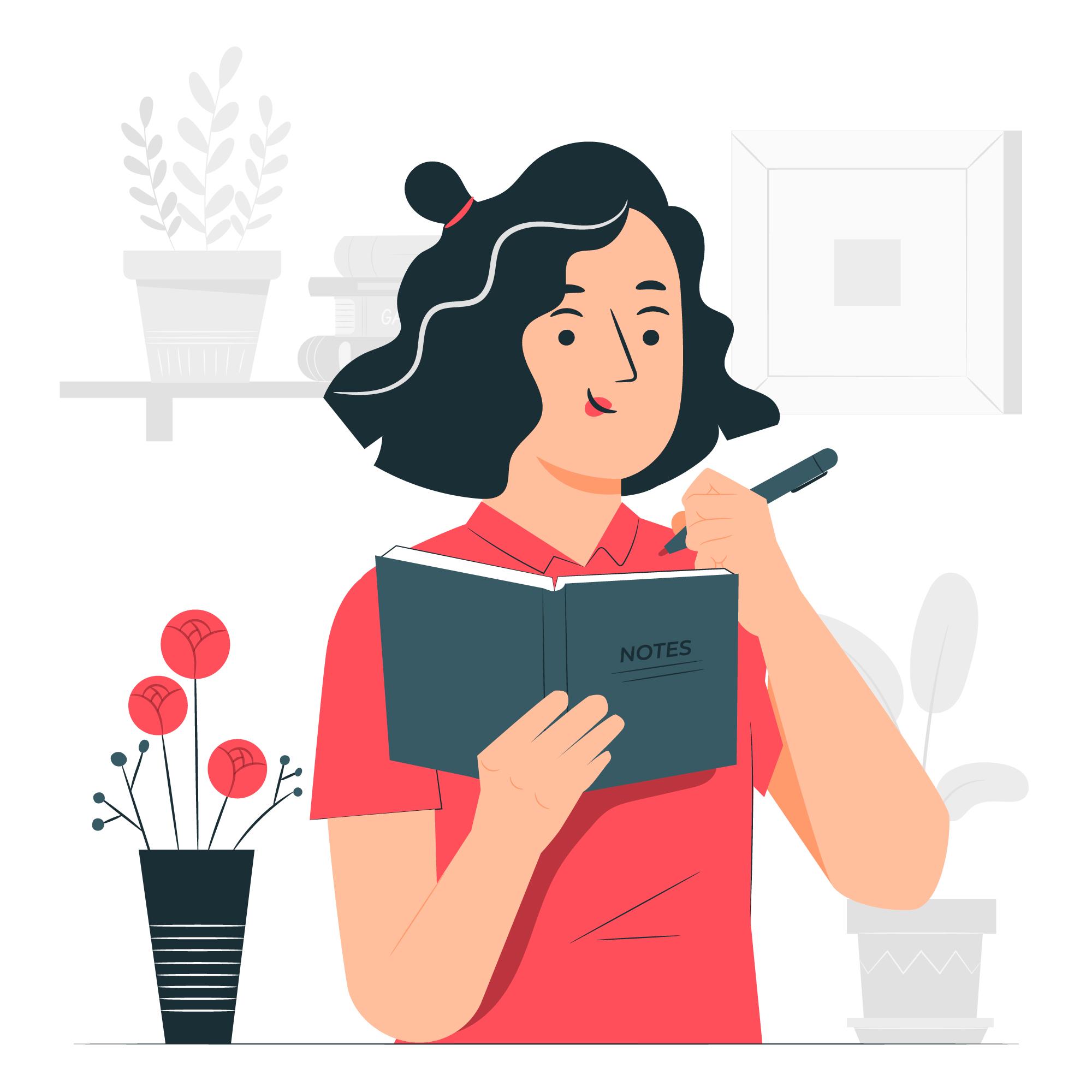 Ilustrasi Cara Menulis Tegak Bersambung