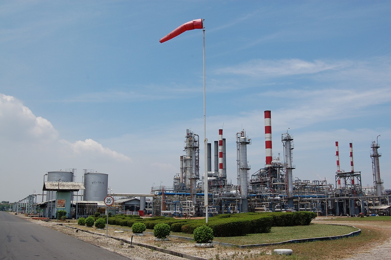 Ilustrasi, Pertamina Refinery Unit II, Dumai, Riau.