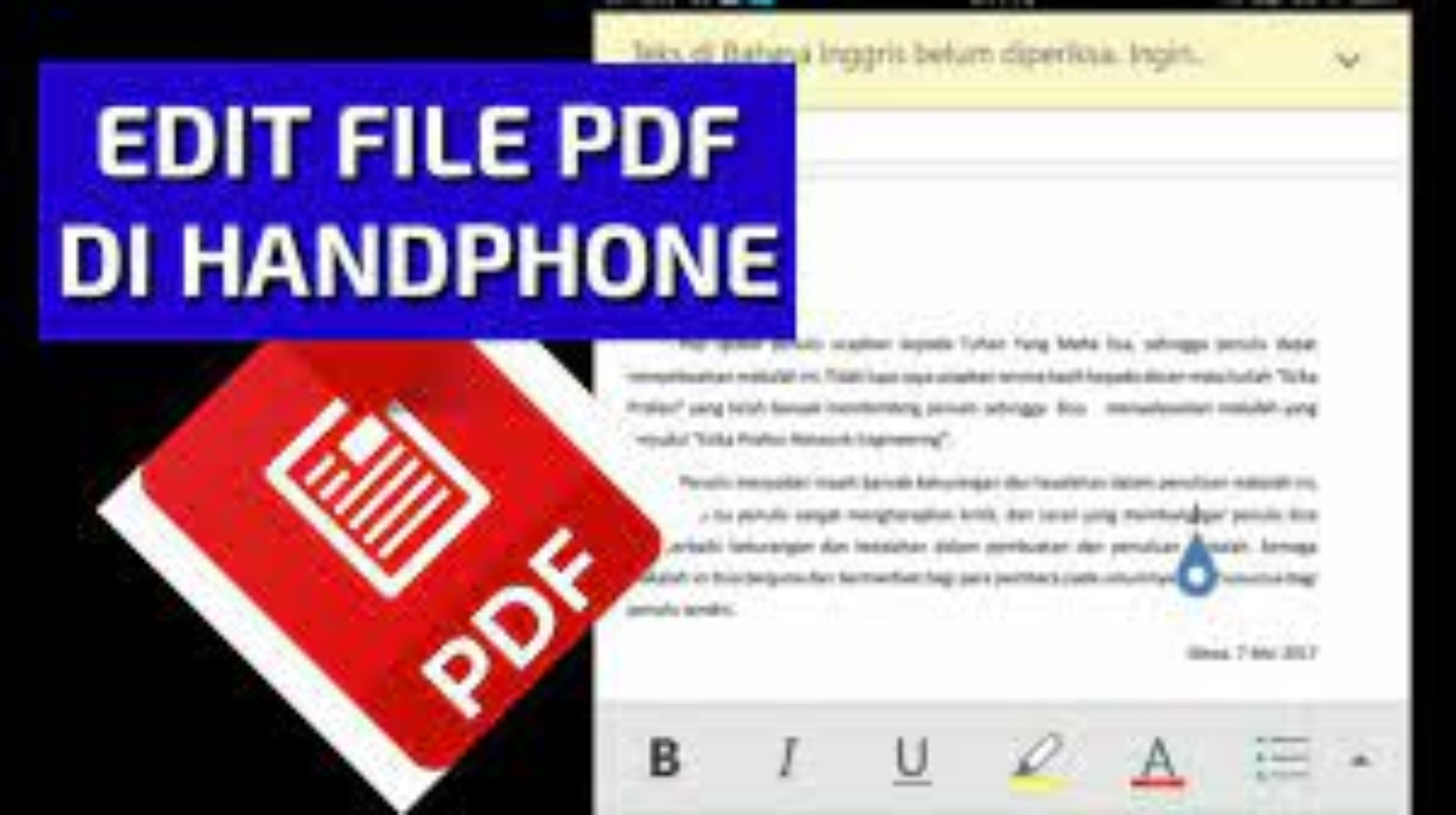 Memahami Cara Edit File PDF di HP iPhone dan Online - Varia Katadata.co.id