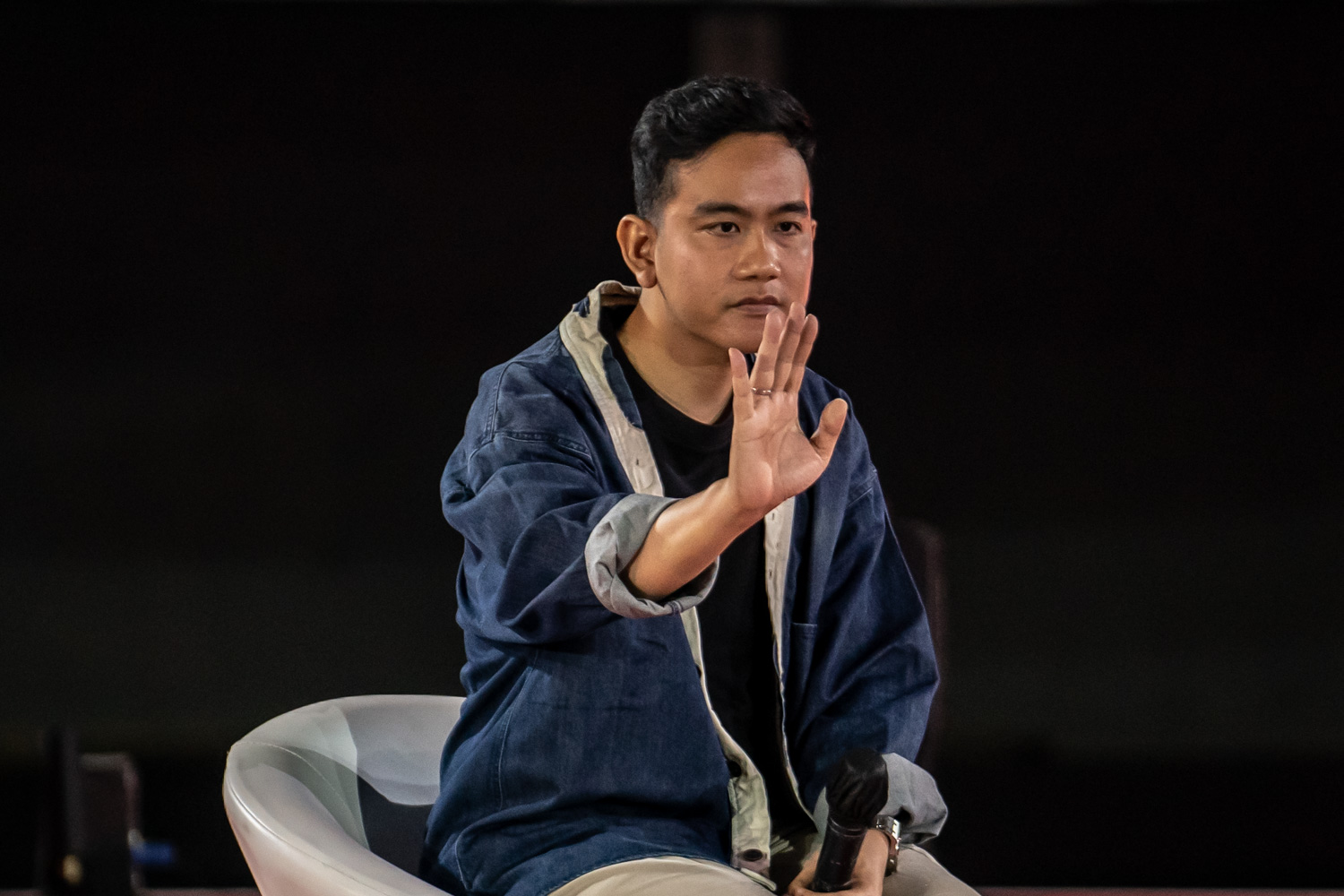 Gibran Hadiri Kopdarnas PSI