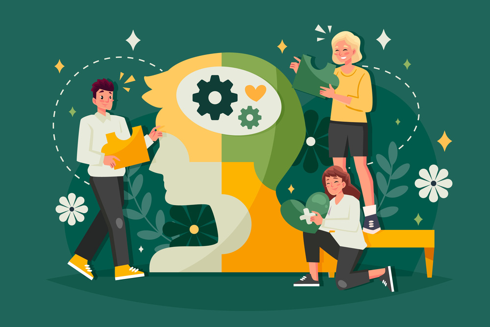 ilustrasi Hari Kesehatan Mental Sedunia