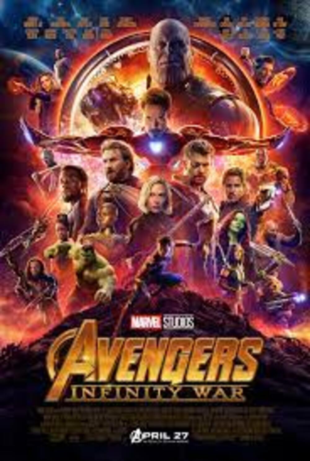 Poster Film Avengers Infinity War