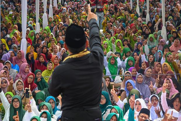 Cawapres Muhaimin kampanye di Lampung