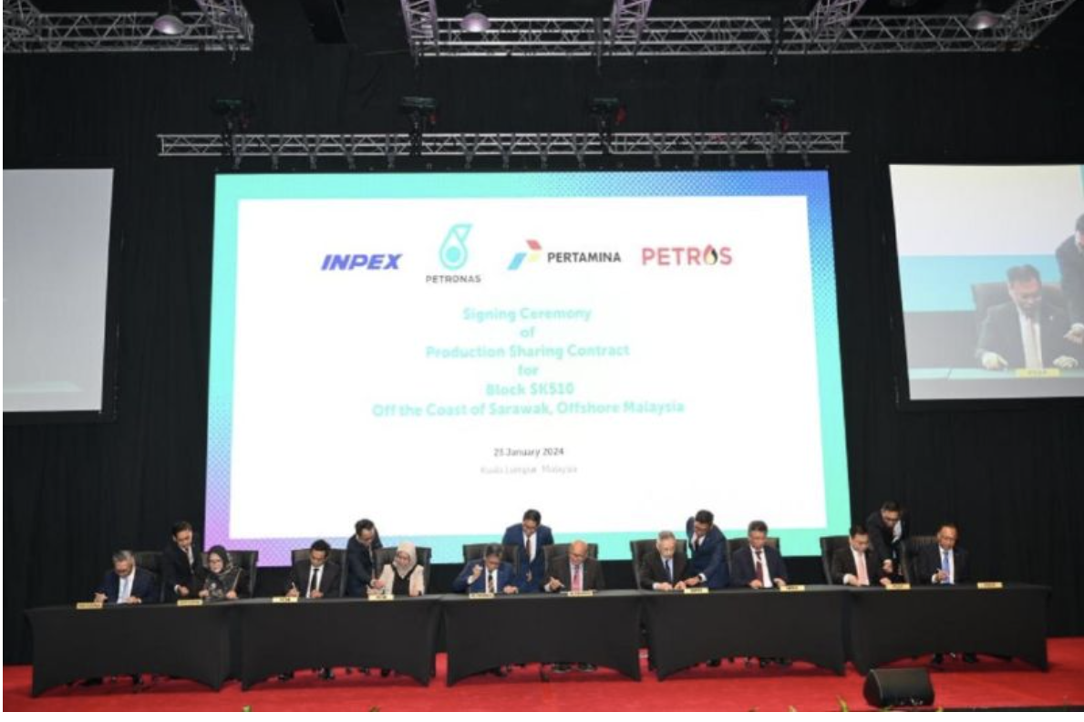 Pertamina bersama mitra resmi kelola blok eksplorasi SK510 di Malaysia