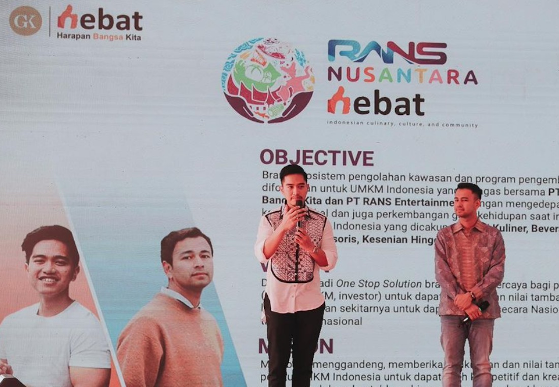 Peresmian pusat kuliner RANS Nusantara Hebat