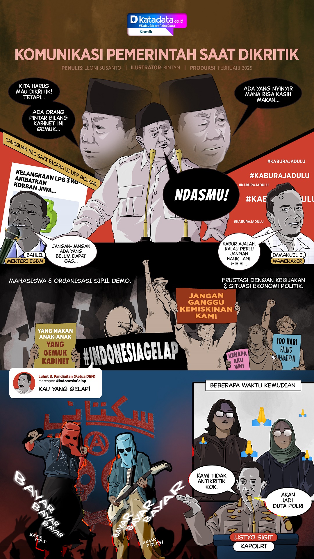 KOMIK: Komunikasi Pemerintah Merespons Kritik Publik