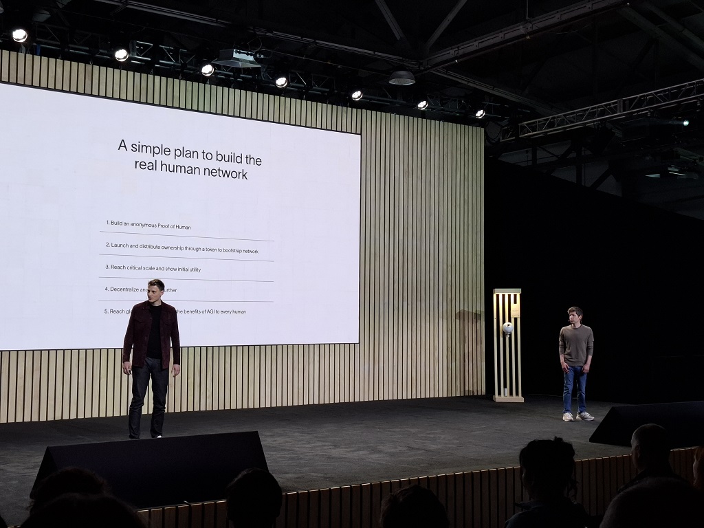 Sam Altman dan Alex Blania