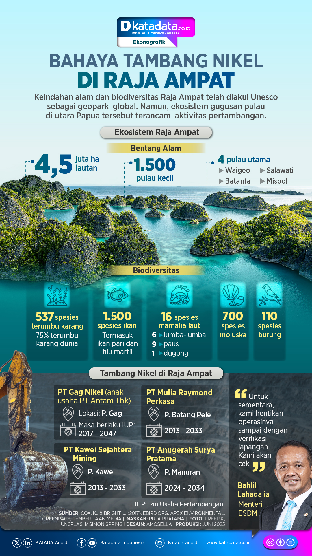 INFOGRAFIK: Bahaya Tambang Nikel di Raja Ampat