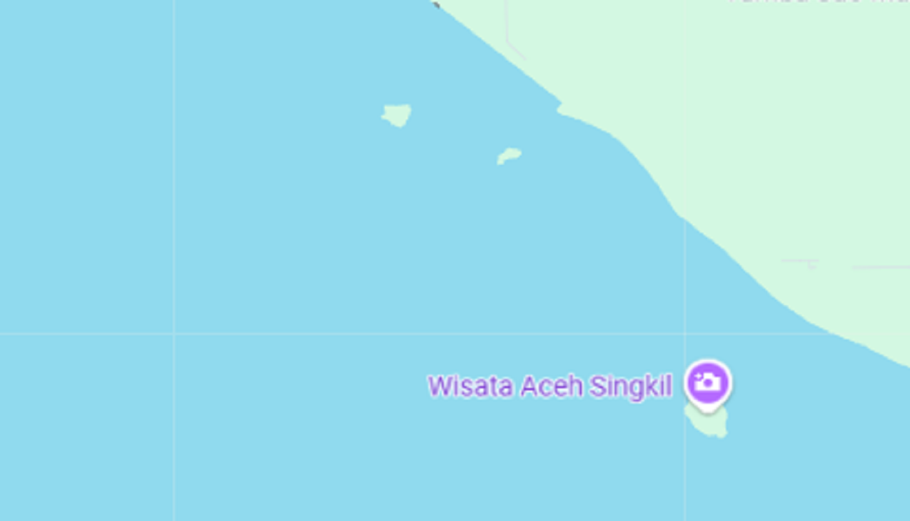 Gugusan pulau yang menjadi sengketa Provinsi Aceh dengan Sumatra Utara.