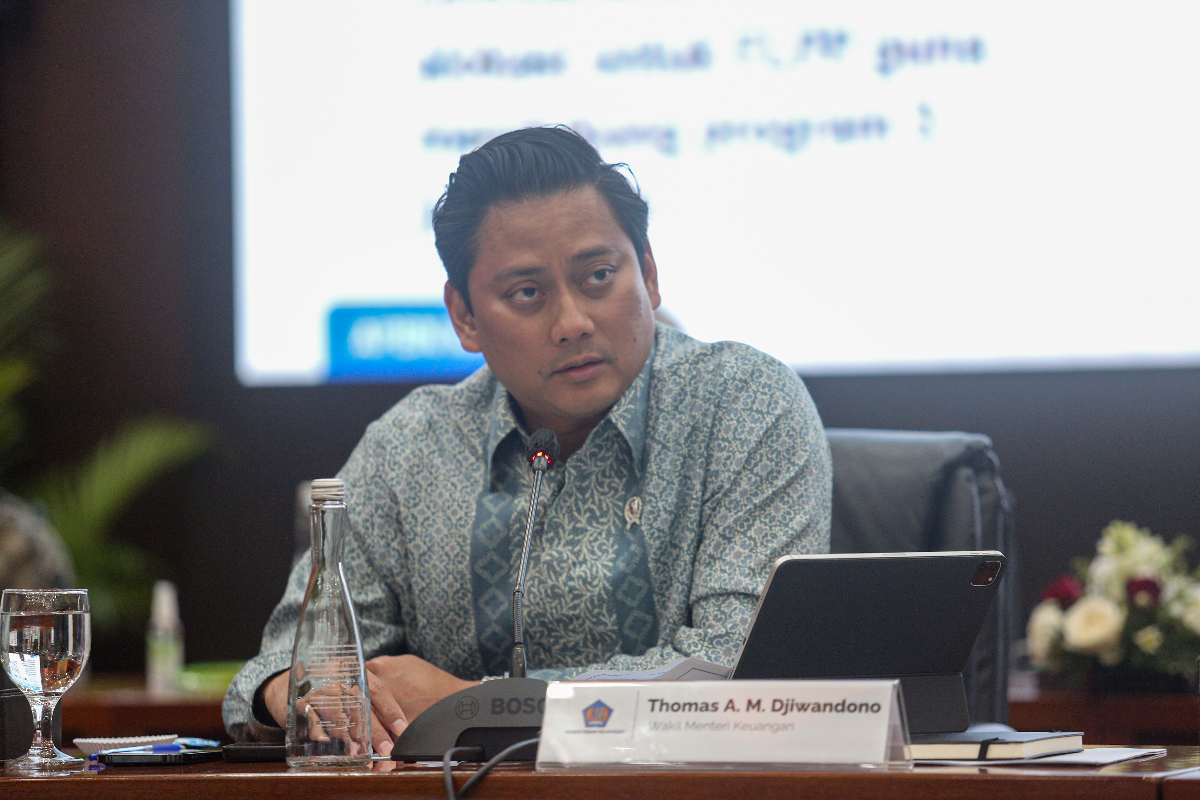 Konferensi Pers APBN KiTa (Foto: Katadata/Fauza Syahputra)