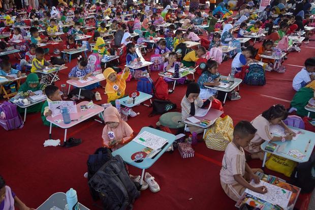 Peringatan Hari Anak Nasional di Makassar