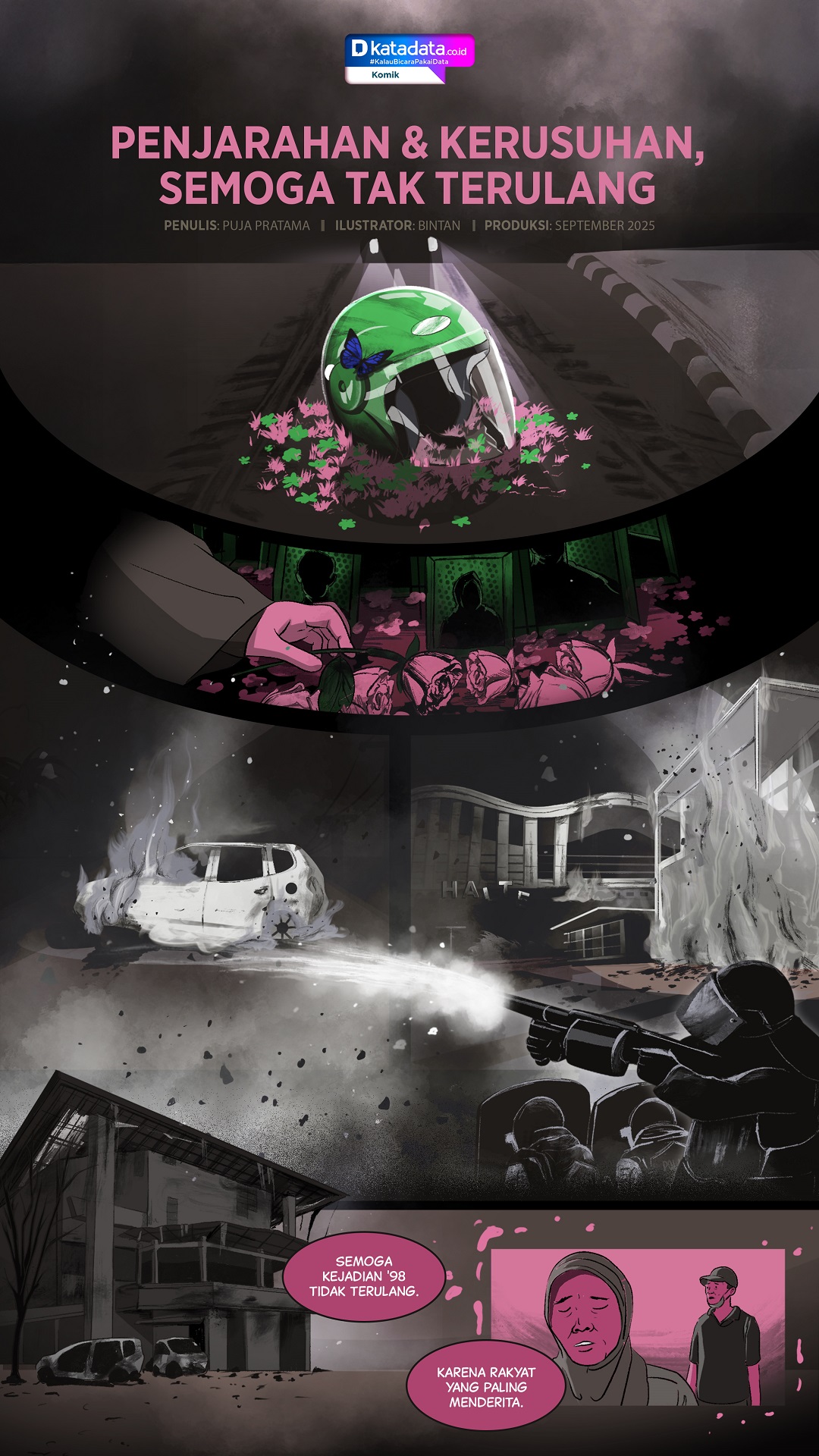 KOMIK: Penjarahan dan Kerusuhan, Semoga Tak Terulang 