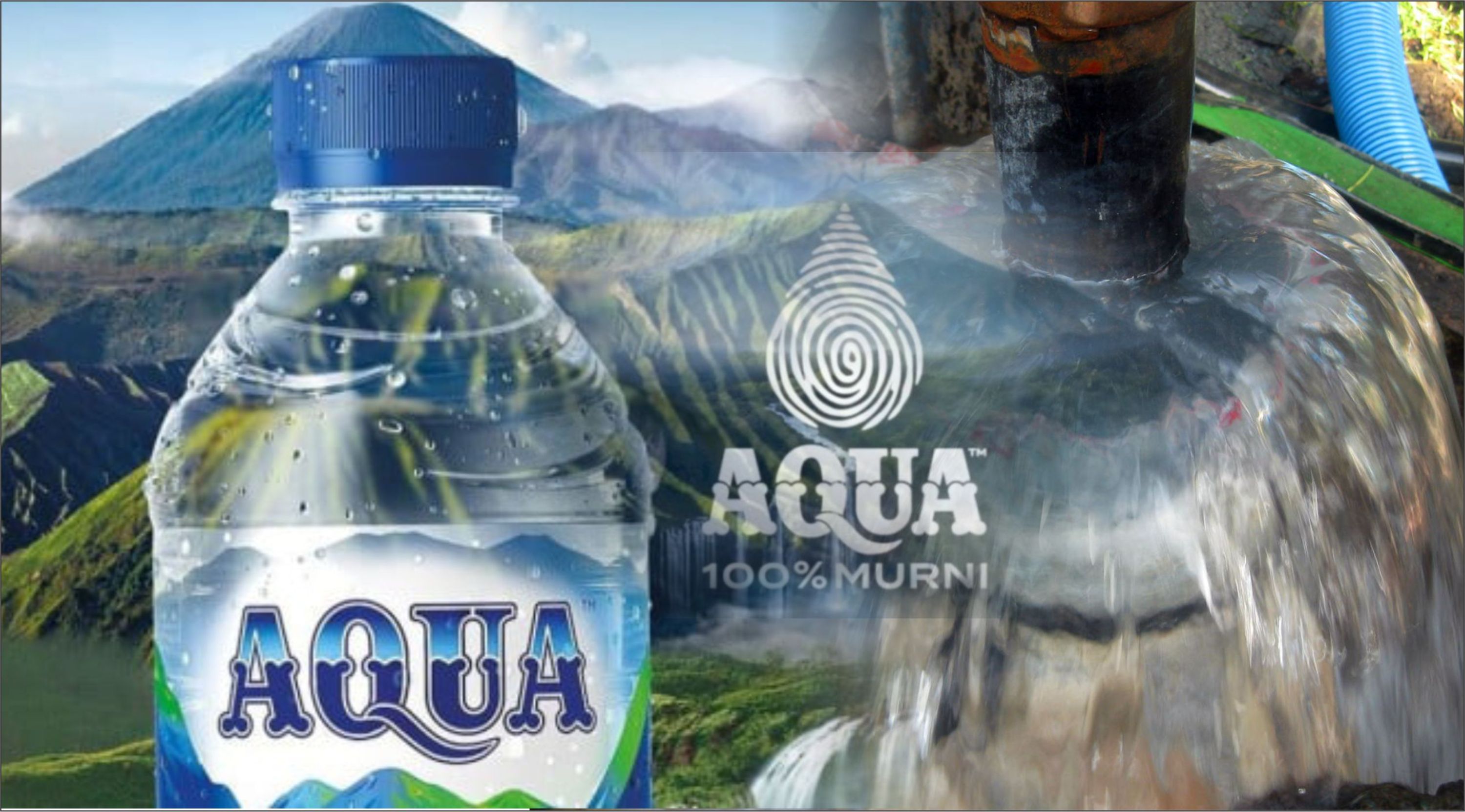 Sumber Air AQUA dari Sumur Bor