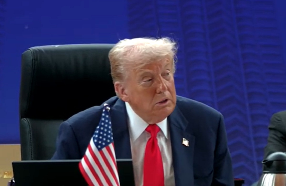 Presiden Amerika Serikat Donald Trump di KTT ASEAN, Kuala Lumpur, Malaysia, Minggu (26/8). 