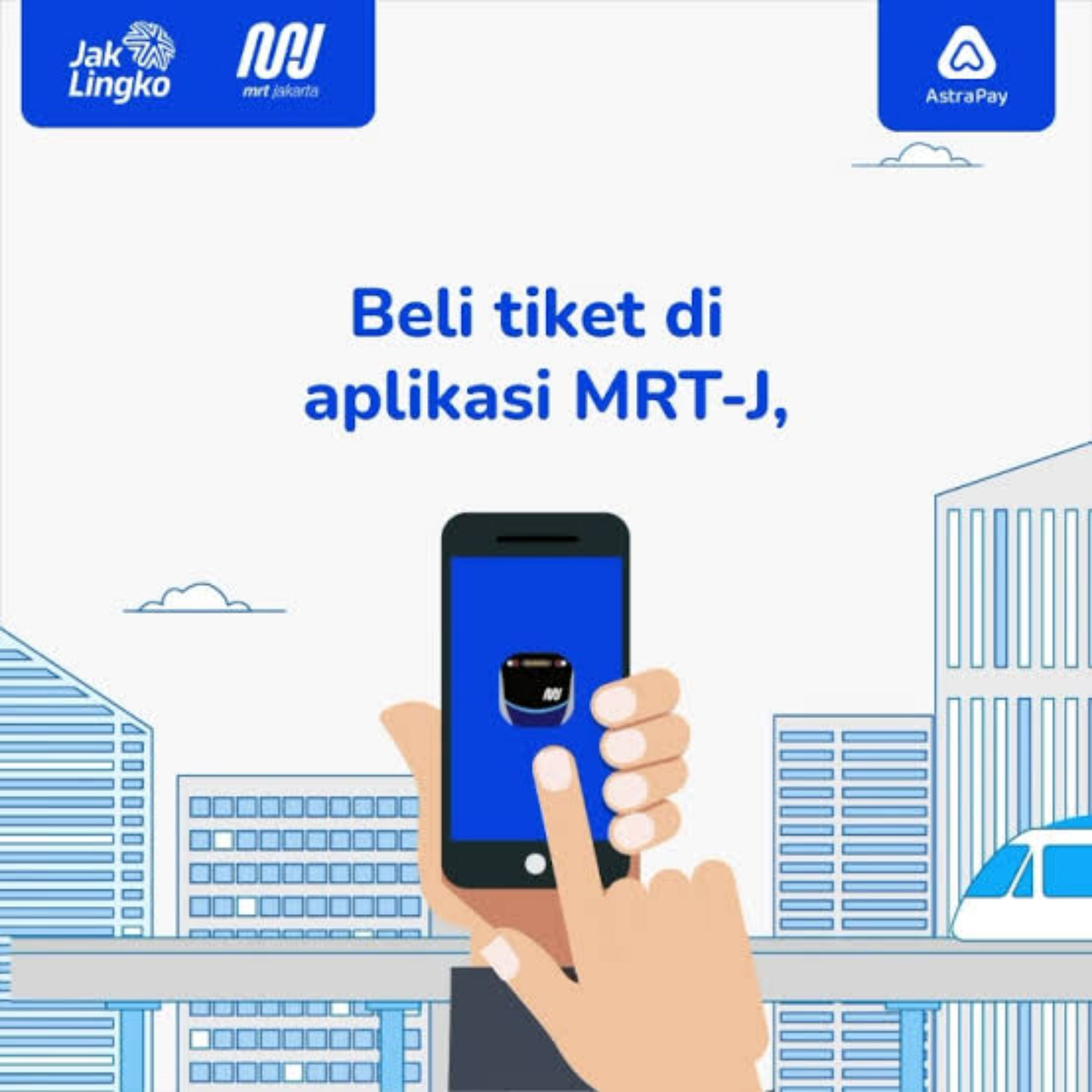 Cara Beli Tiket MRT di Aplikasi MyMRTJ