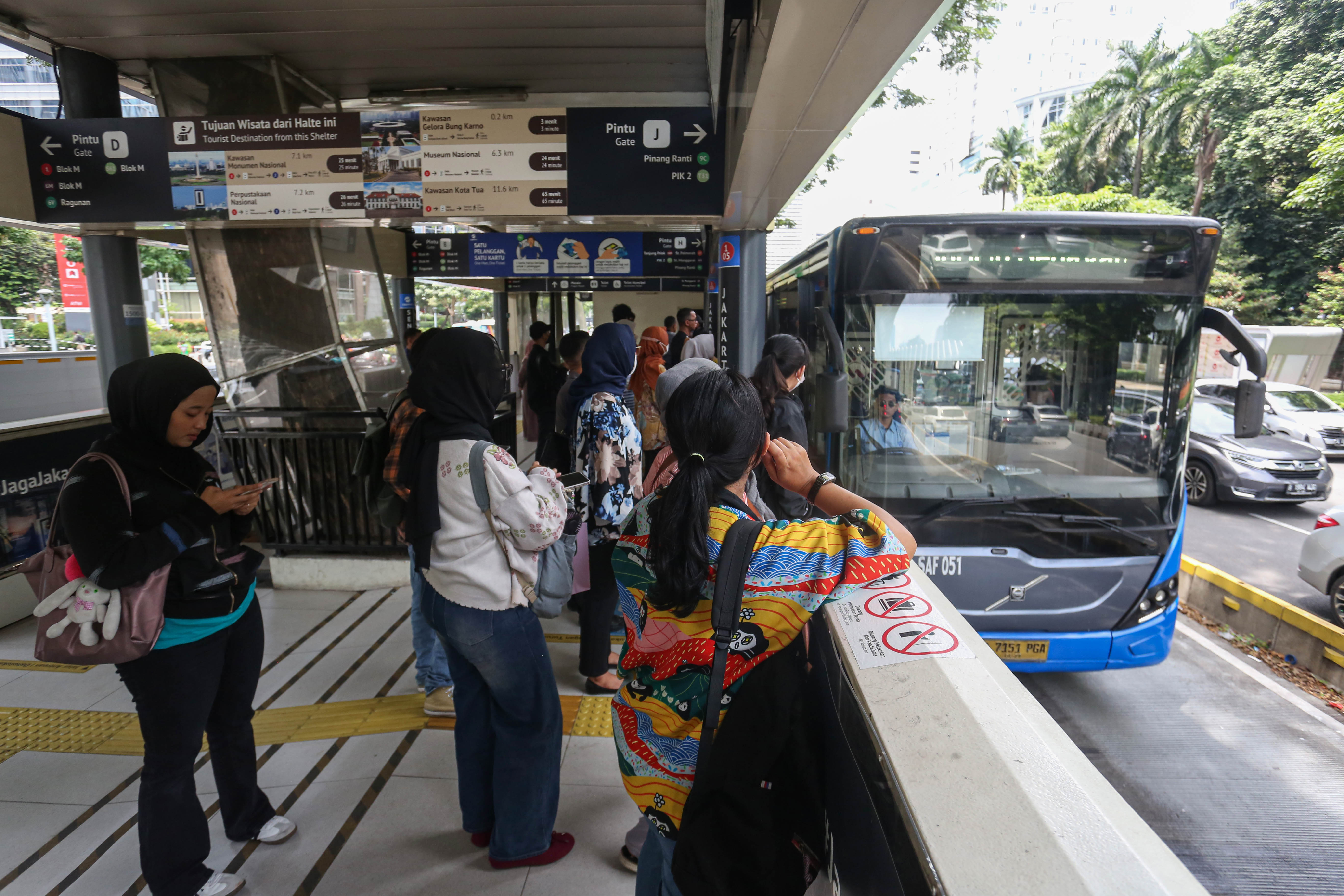 Pemprov DKI Jakarta akan Naikkan Tarif Transjakarta (Foto: Katadata/Fauza)