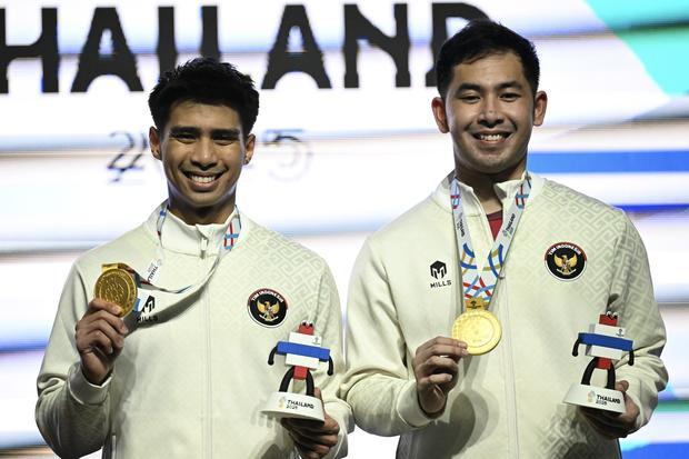 Ganda putra Indonesia raih emas SEA Games 2025