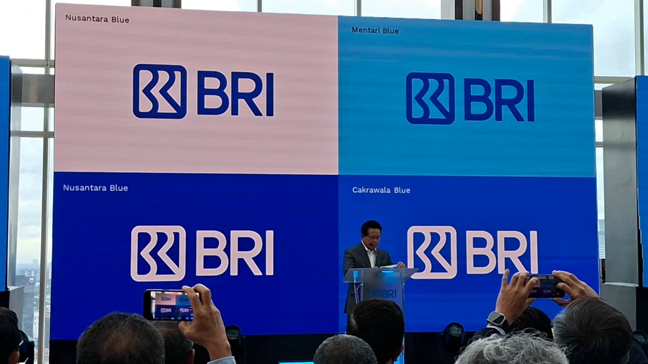 Empat warna baru BRI setelah umumkan rebranding logo, Selasa (16/12)