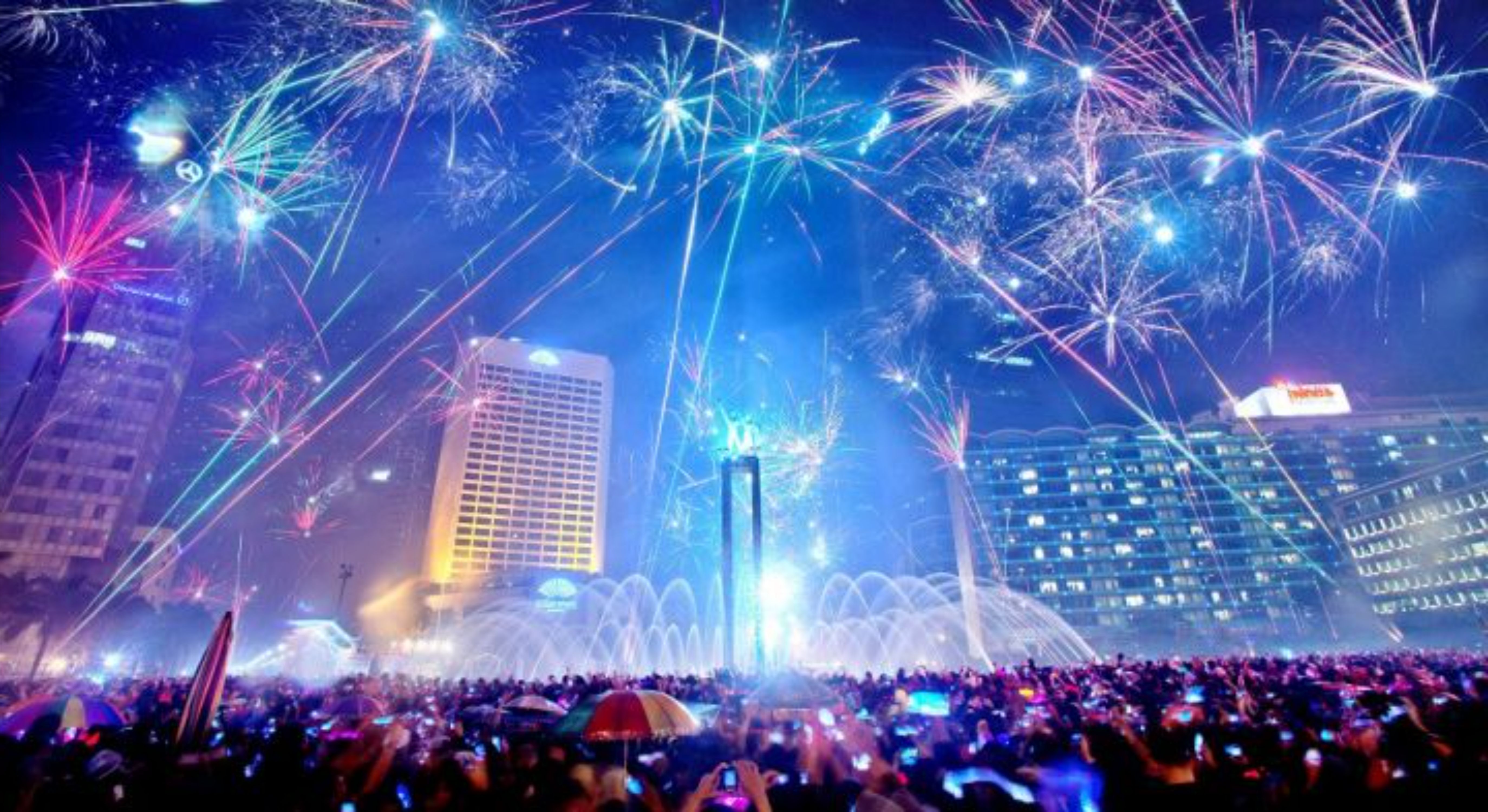 Rekayasa Lalu Lintas di Kawasan Monas saat Malam Tahun Baru 2026