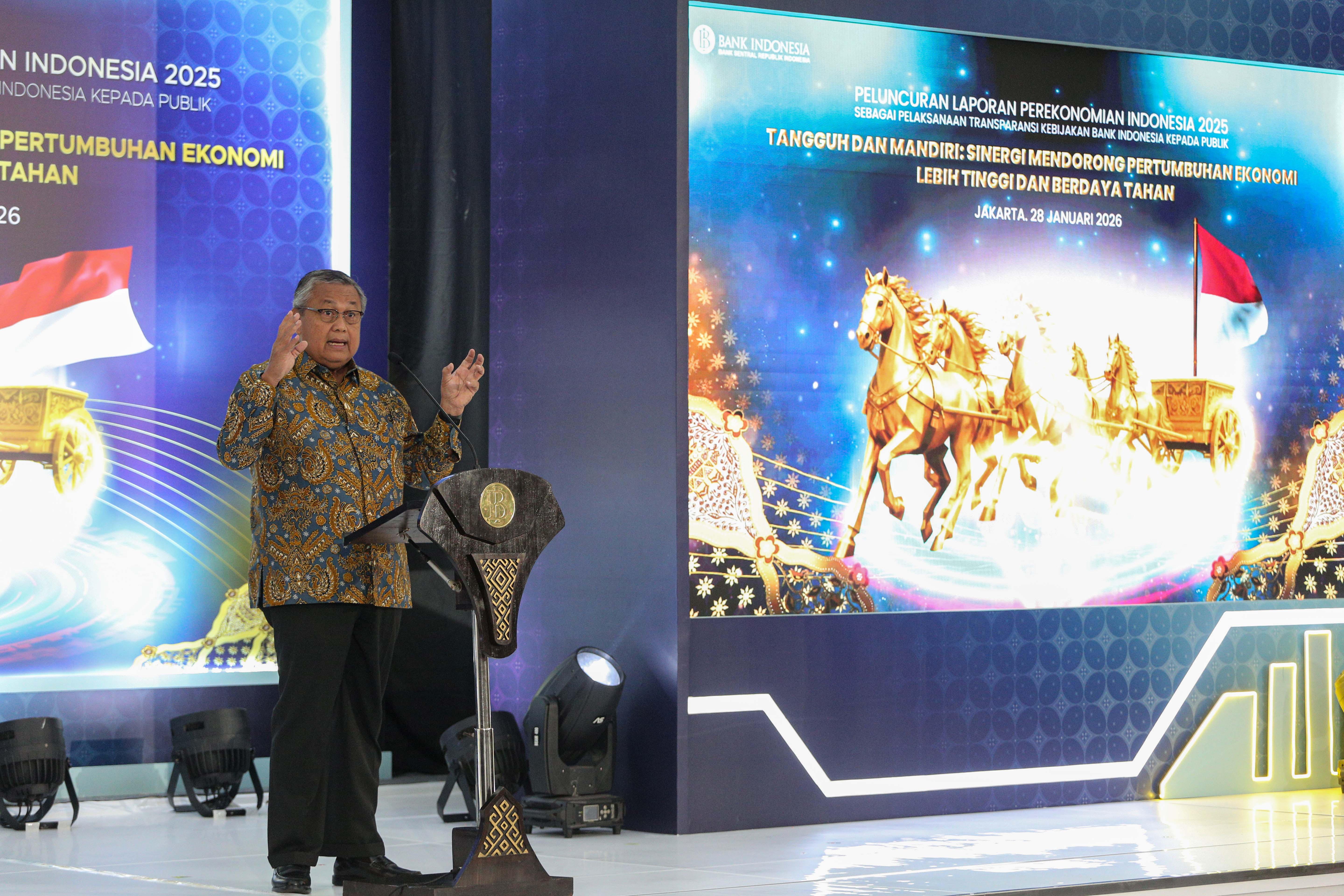 Laporan Perekonomian Indonesia 2025 (Foto: Katadata/Fauza Syahputra)