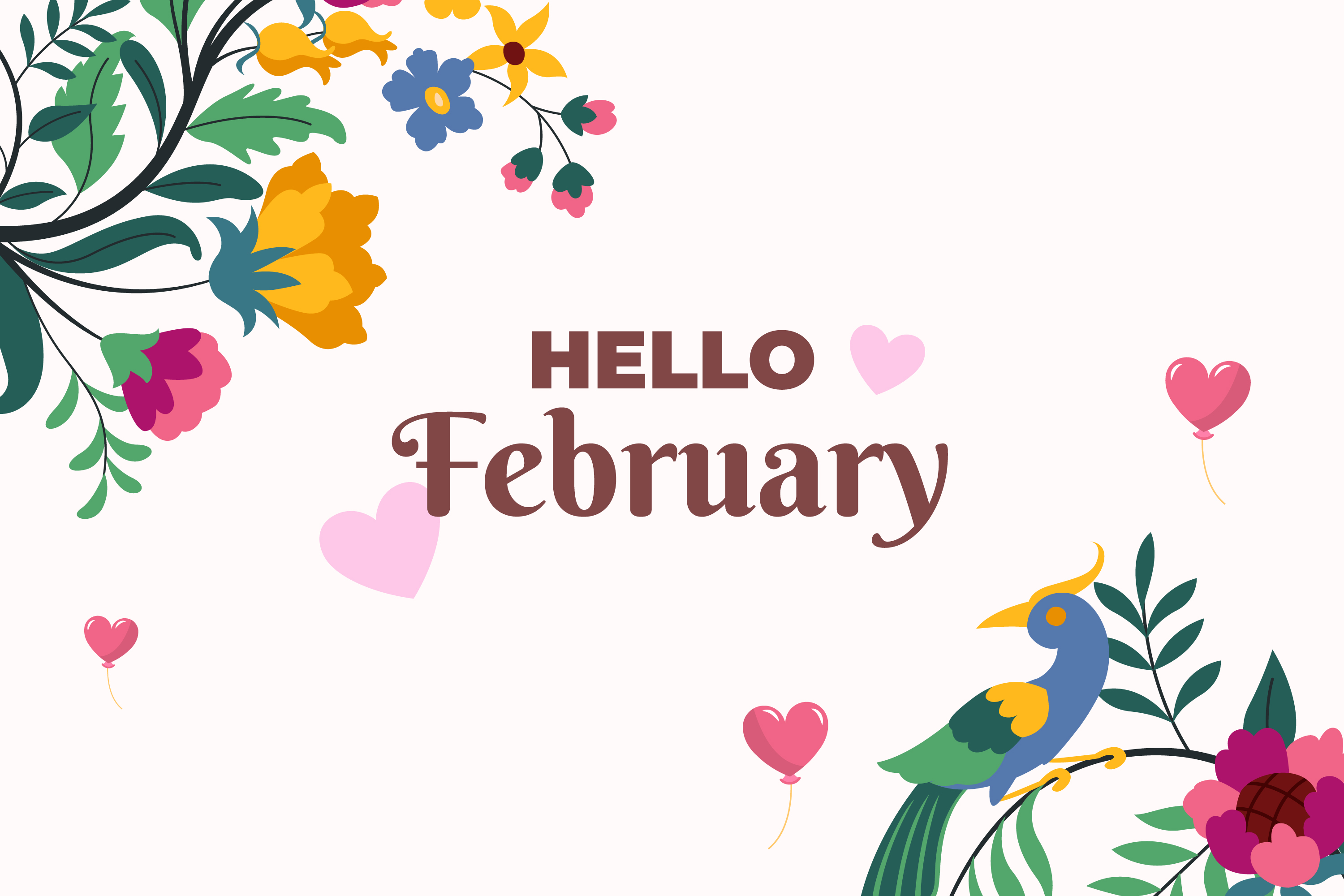 Ucapan Selamat Datang Bulan Februari 2026