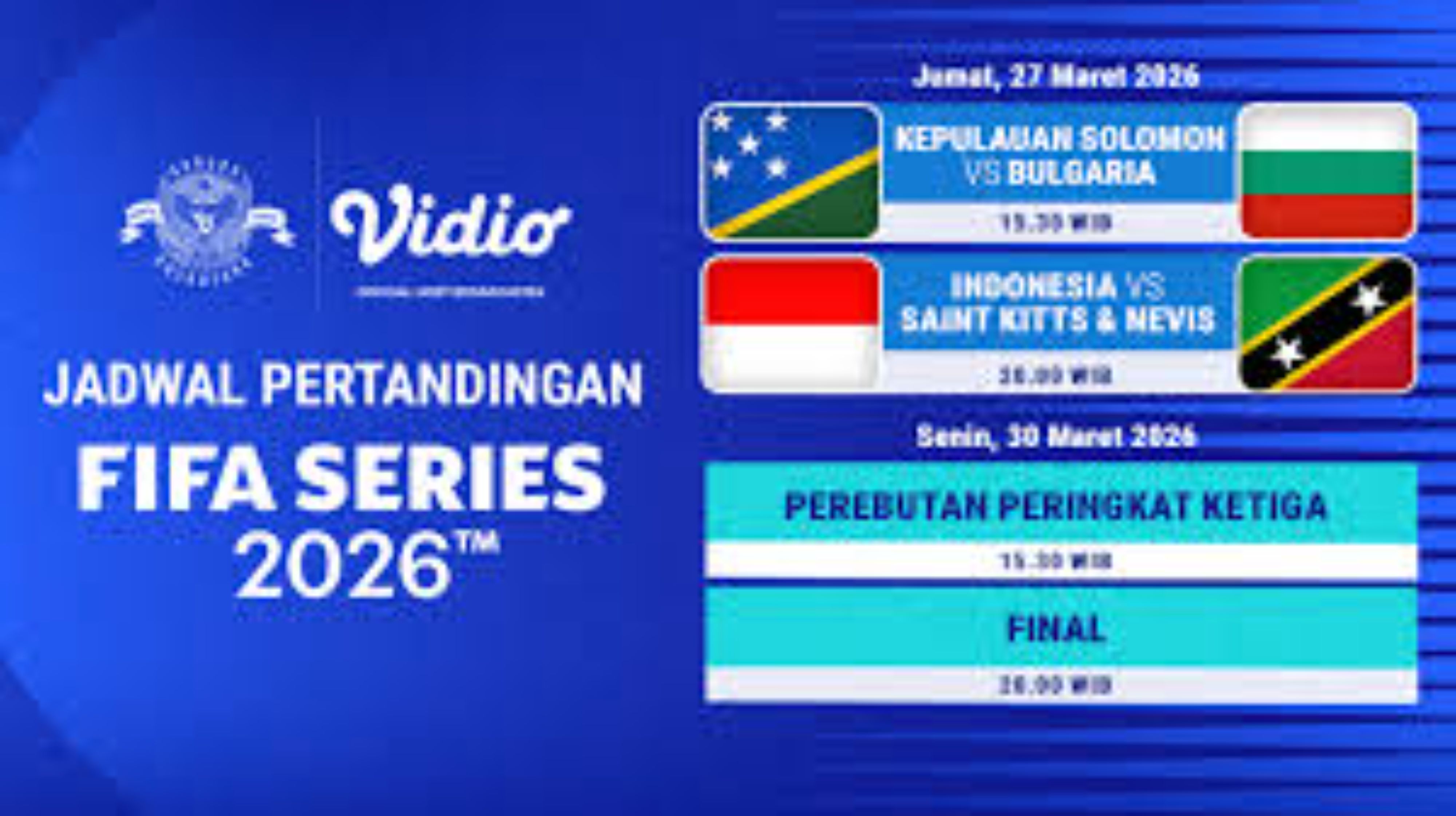 Jadwal Indonesia di FIFA Series